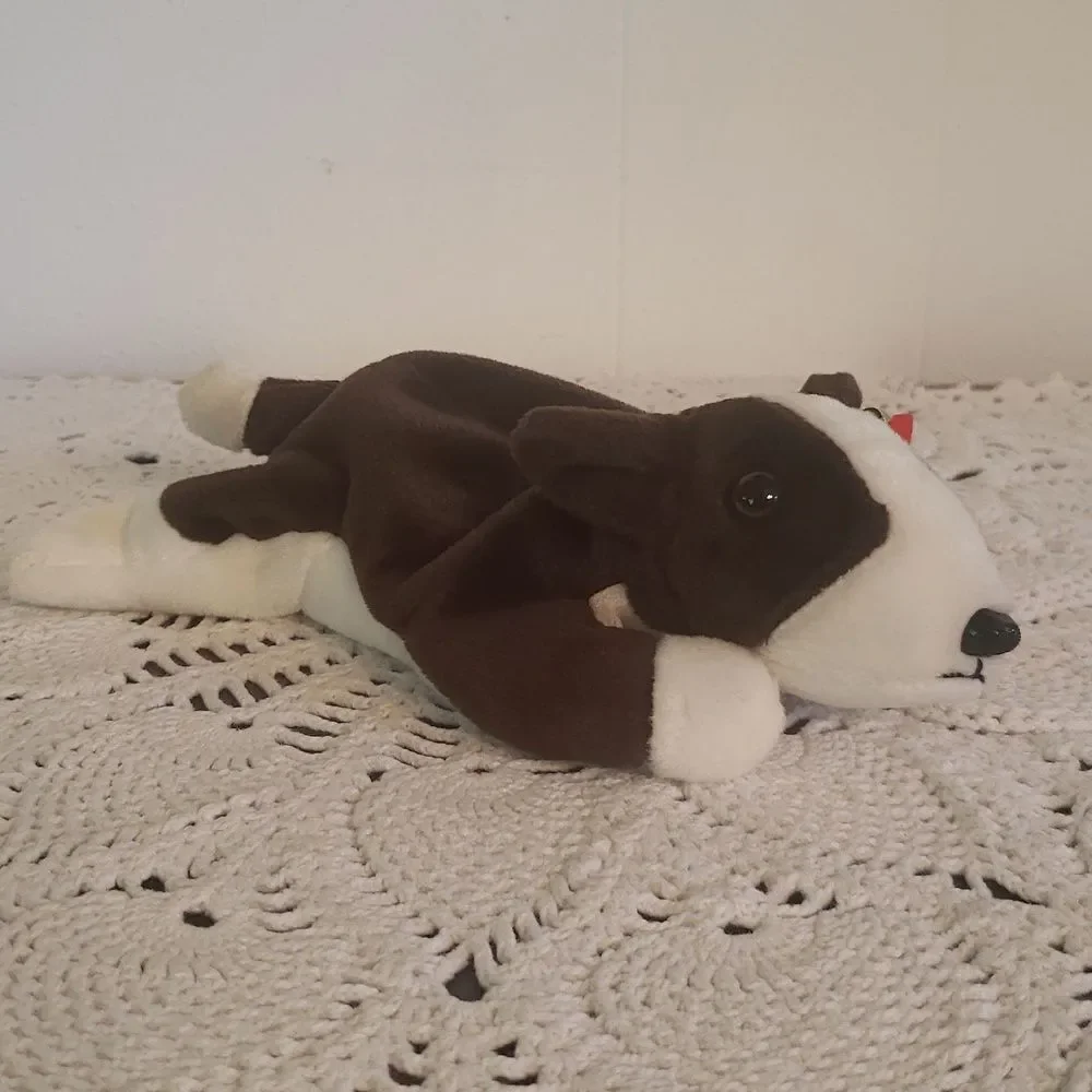Vintage 1997 Ty Beanie Baby BRUNO the Terrier Dog